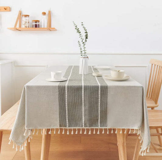 Mantel Rectangular Gris